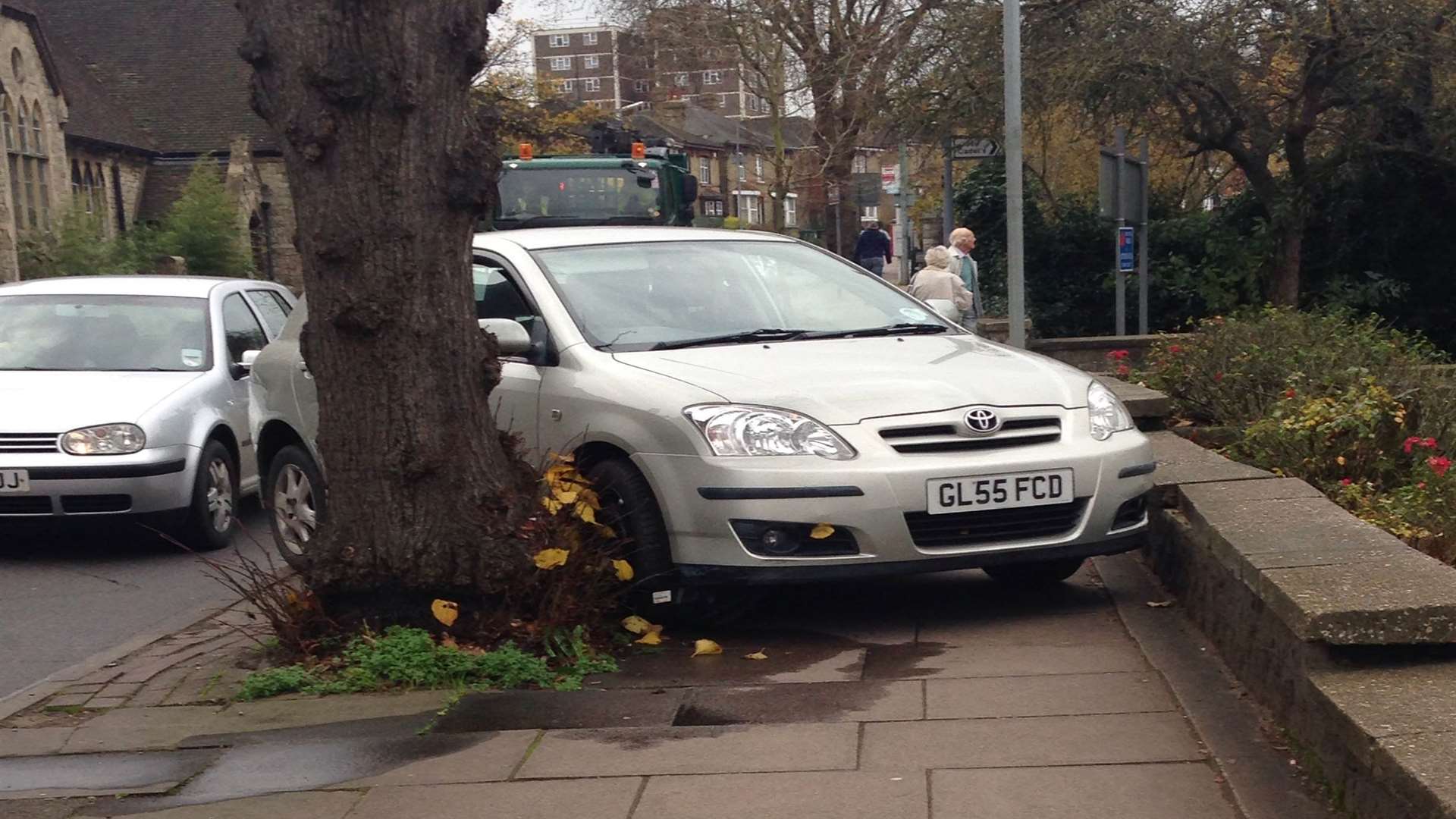 The car on College Road, Maidstone