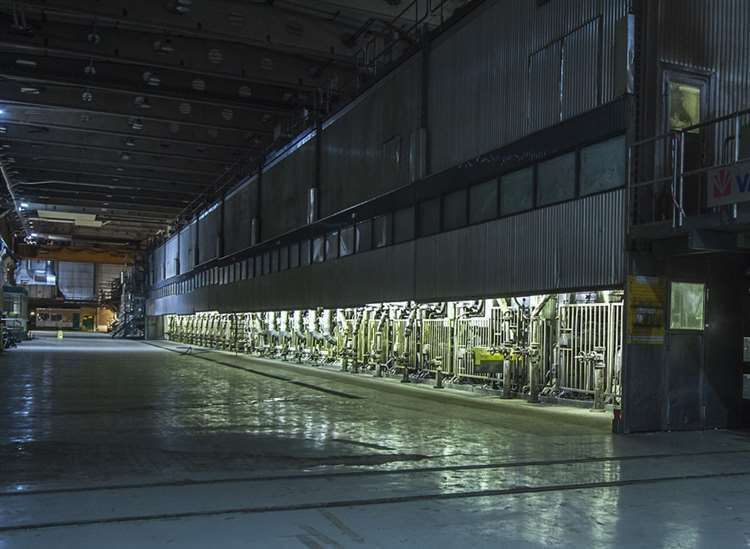 Pictures of the abandoned Aylesford Newsprint site. Picture: www.28dayslater.co.uk