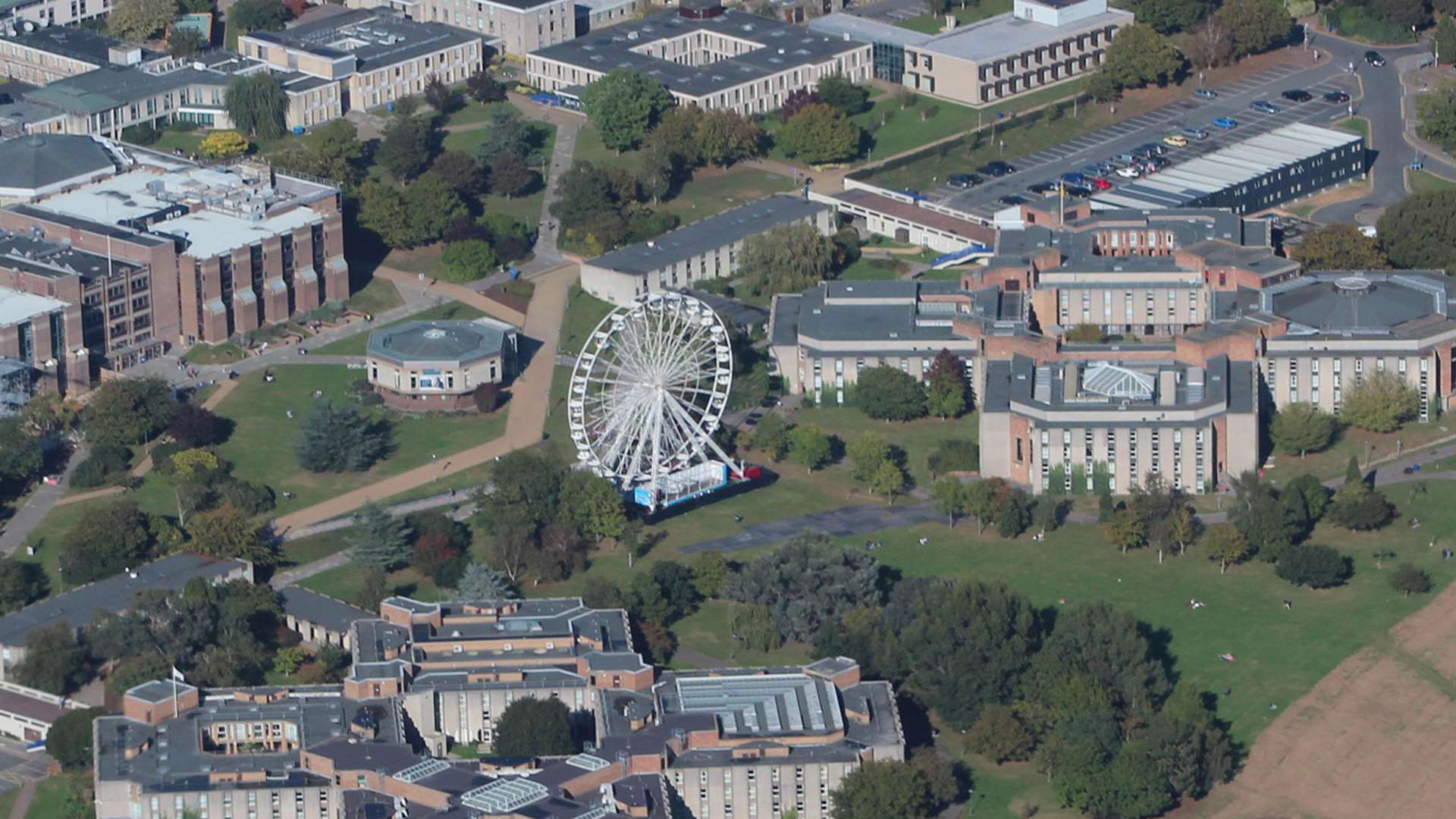 The ferris wheel from above. Photo by Richard Durrant