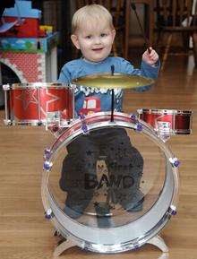 Joe Skerratt toddler with artificial heart