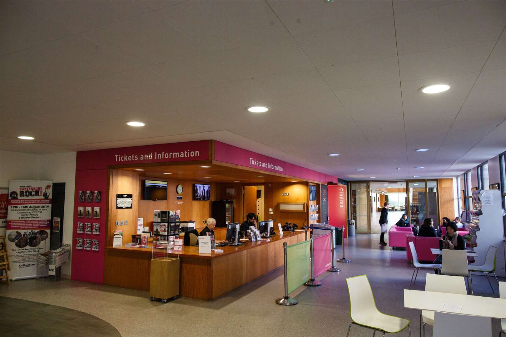 Gulbenkian's existing ticket desk Picture: Matt Wilson