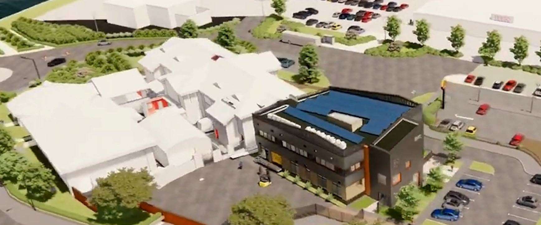 A CGI of the plans for the Sheppey College expansion. Picture: EKC/Swale council