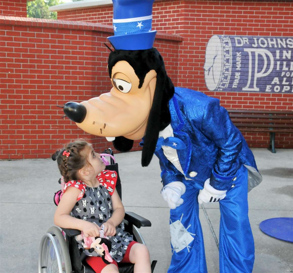 Gracie at Disneyland Paris