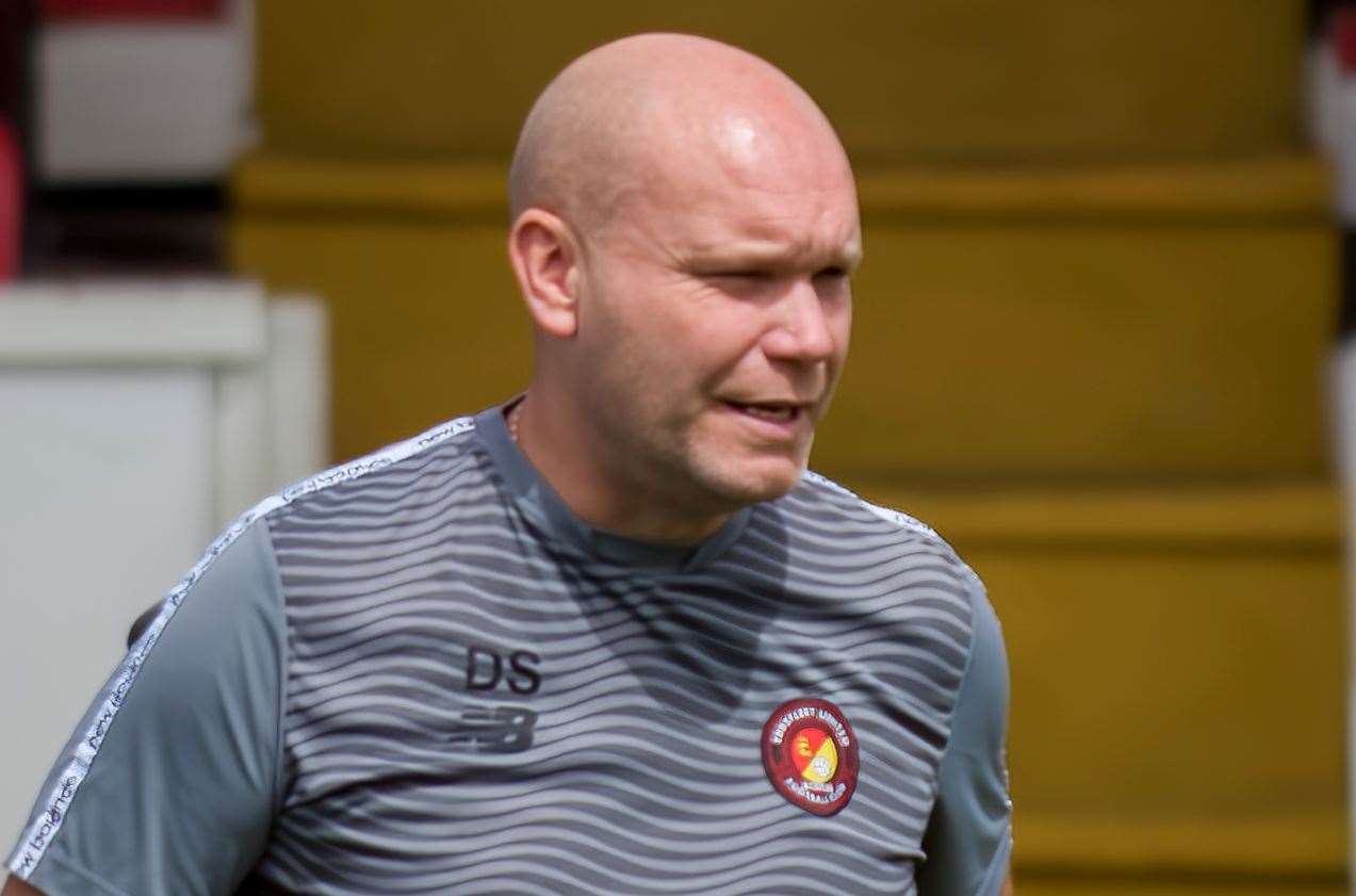 Ebbsfleet manager Danny Searle. Picture: EUFC