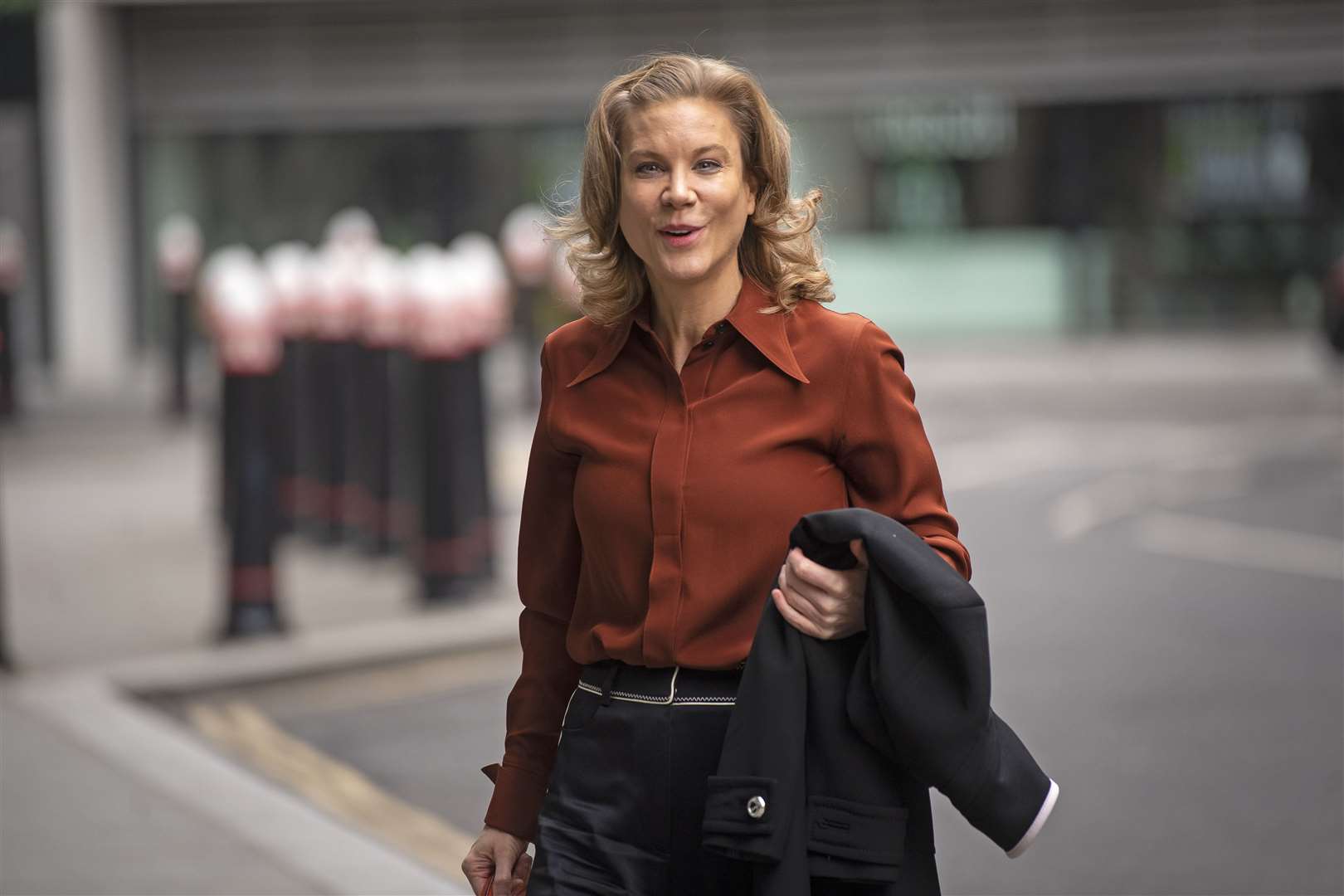 Amanda Staveley arrives at the Rolls Building in London (Victoria Jones/PA)