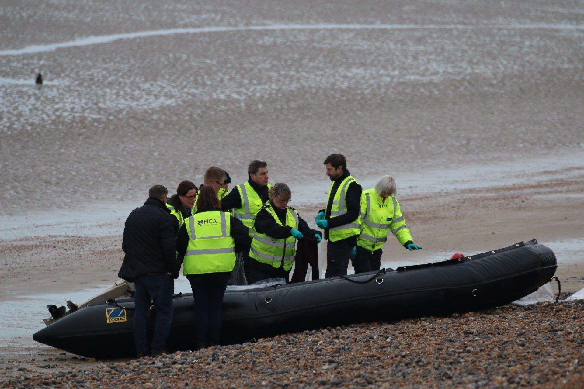 Boat found on Greatstone. Picture: Susan Pilcher