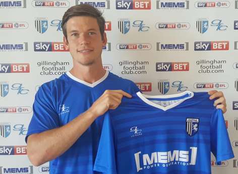 Gillingham's new signing Billy Bingham