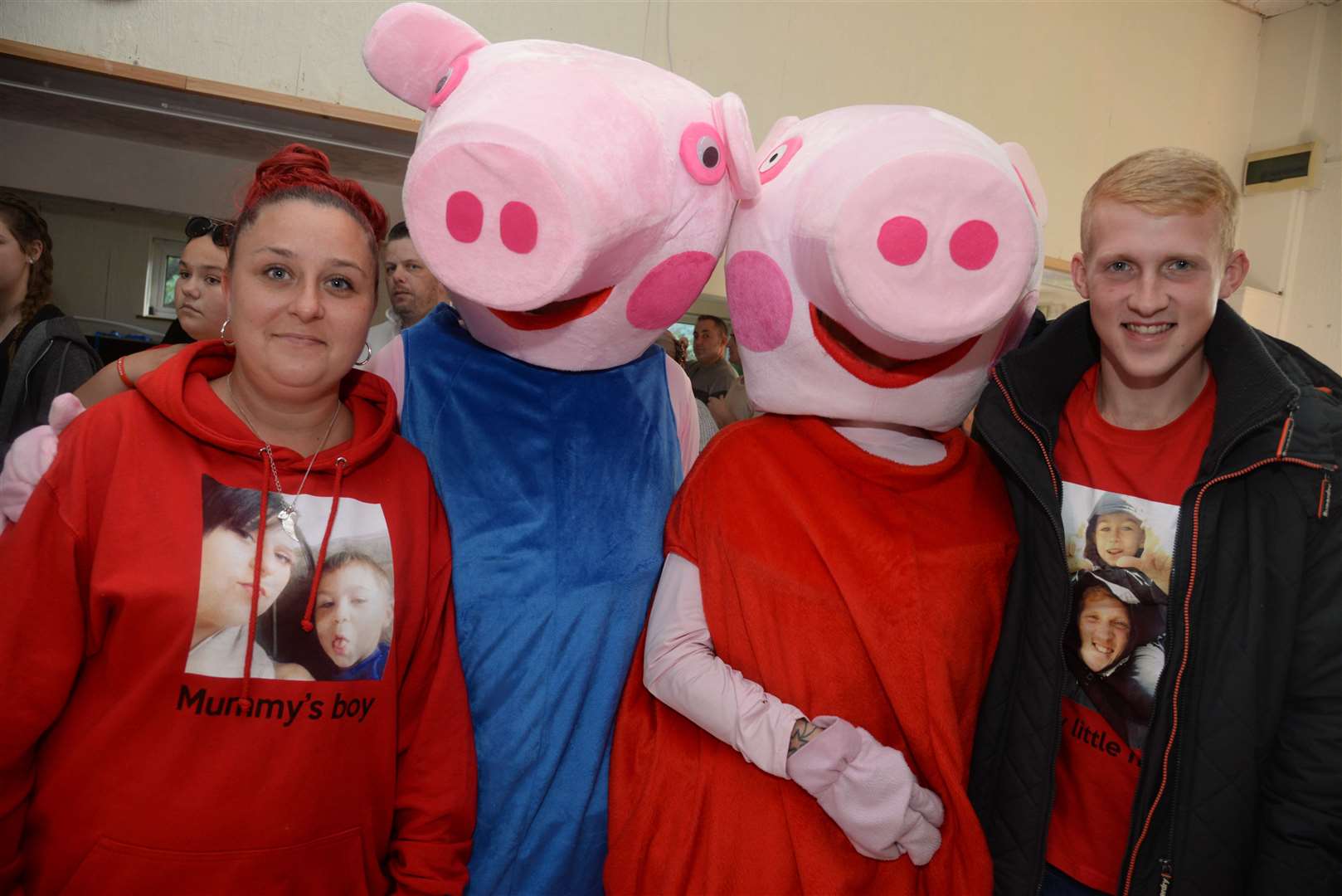 Lucas's mum Kirsty Furze (left), pictured at a fundraiser in memory of her son, is campaigning for Lucas' Law. Picture: Chris Davey