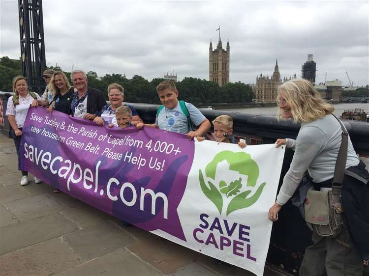 The protesters have already taken their message to London at a previous demonstration (14445282)