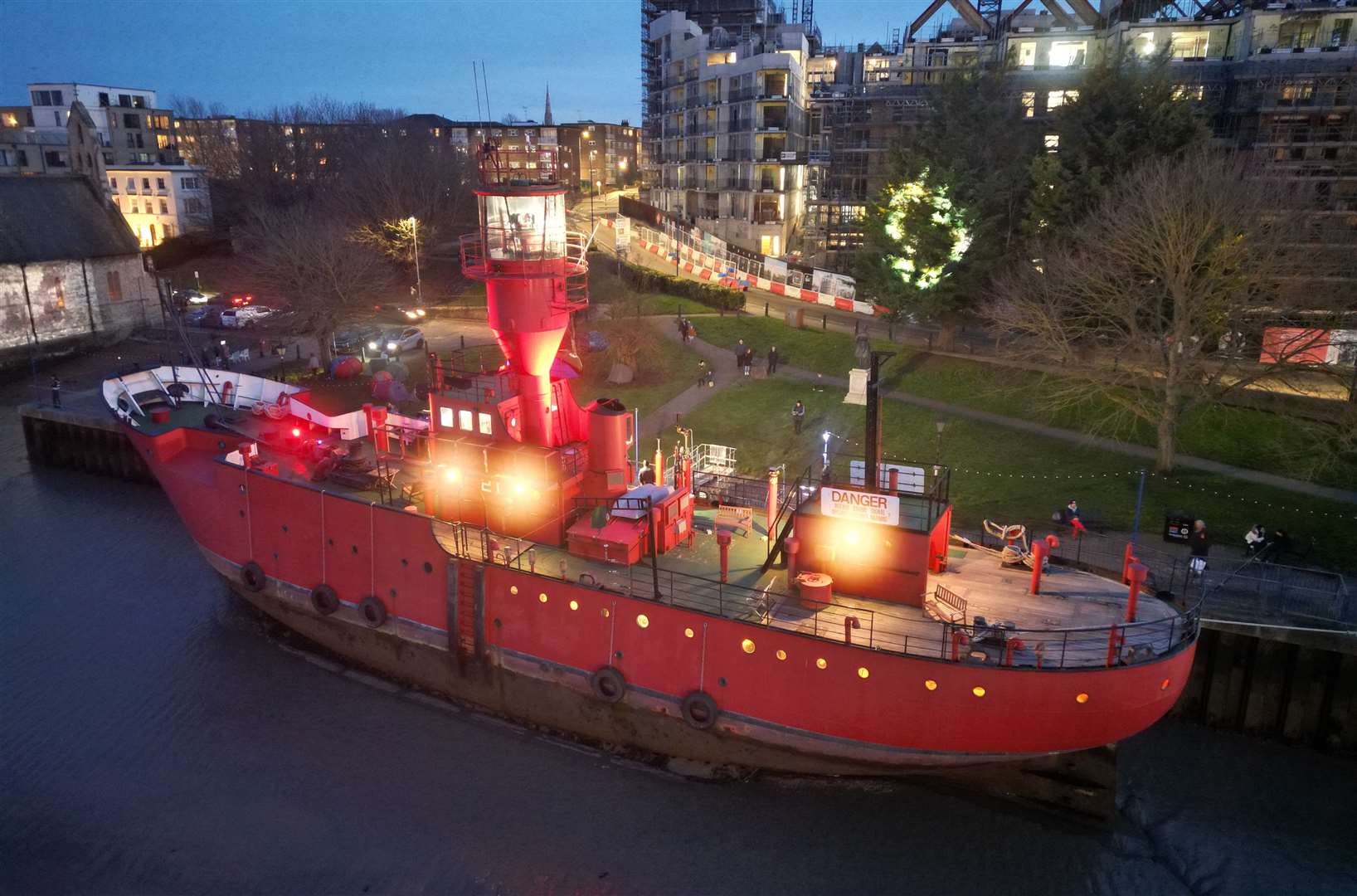 The LV21 was moored in Gravesend for eight years. Picture: Jason Arthur