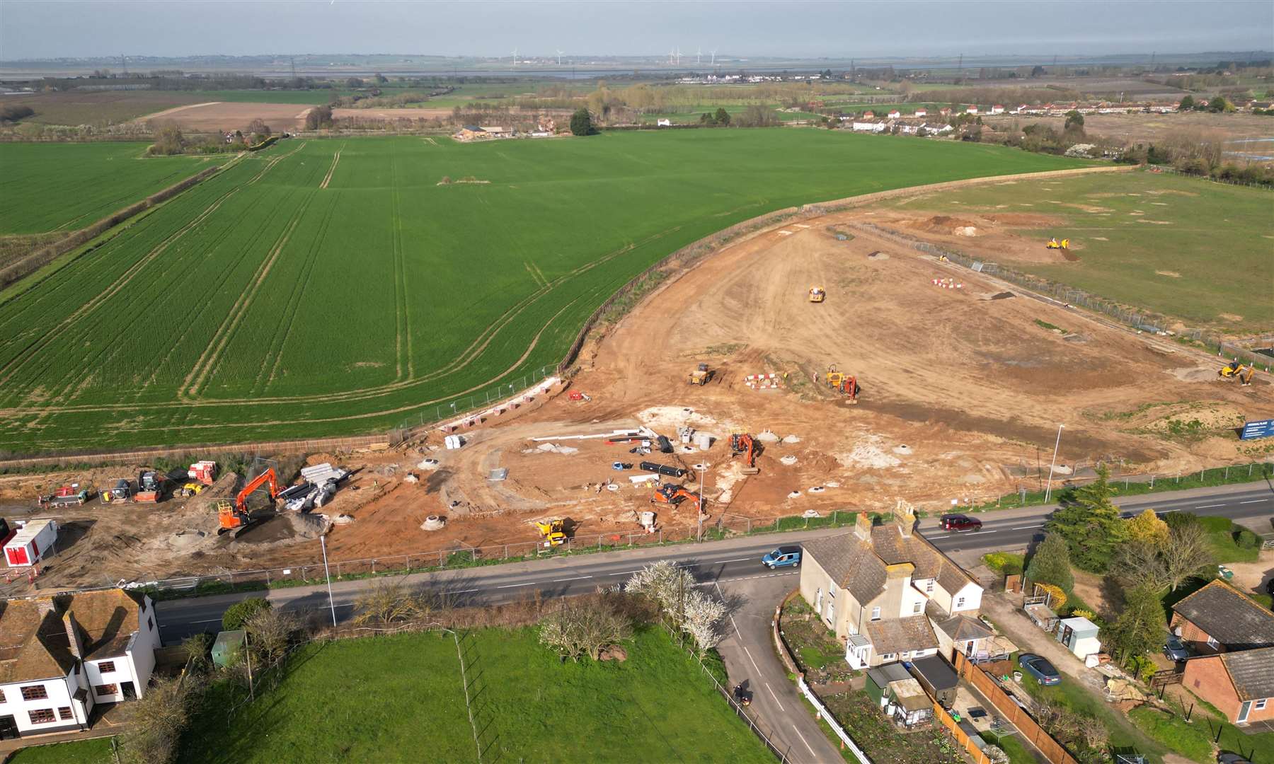 Work has started on the Frognal Lane development. Picture: Philip Drew