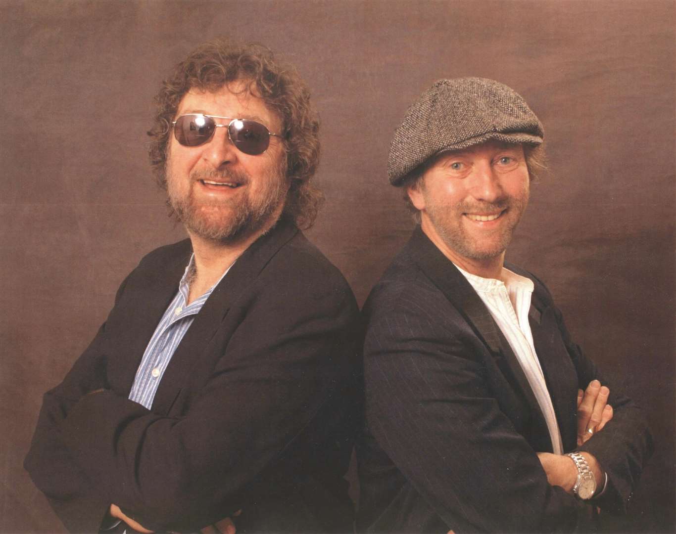 Sick: Dave Peacock and Chas Hodges of Chas 'n' Dave had t o pull out of today's Ramblin' Man Fair at Maidstone