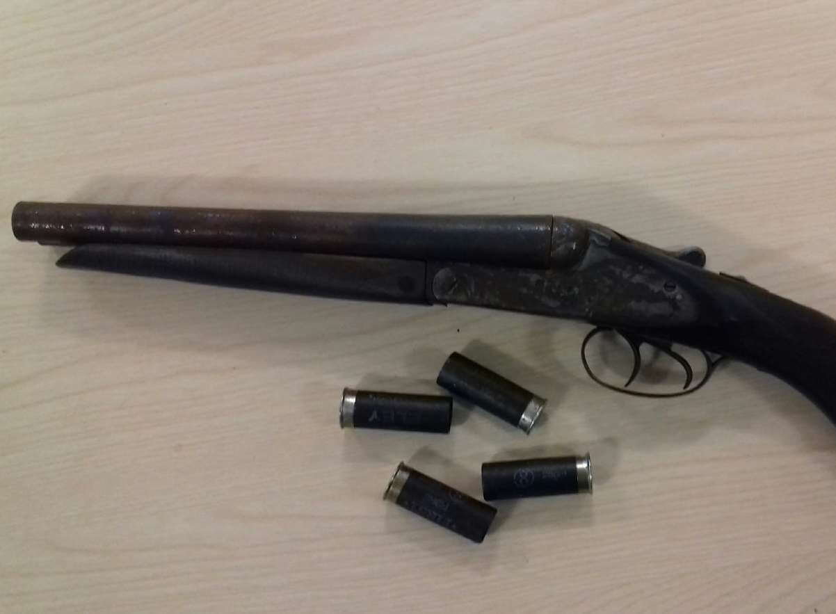 The shotgun used by Harding. Picture: Kent Police