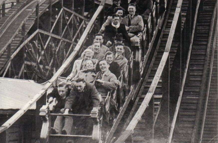 The Scenic Railway during the 1950s