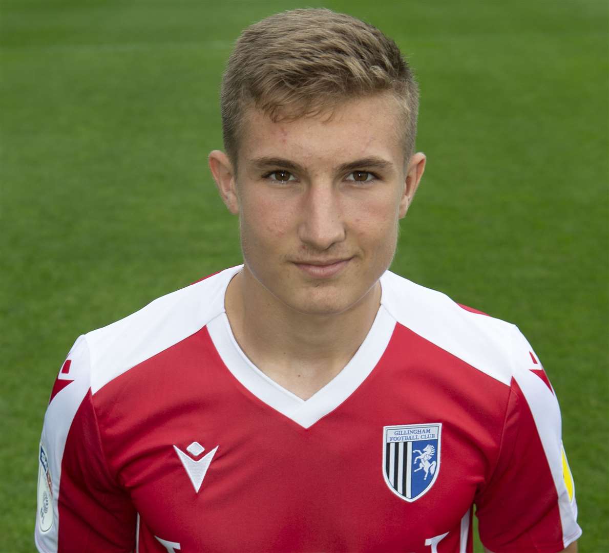 Harvey Lintott was on the bench for Gillingham against Rochdale Picture: GFC / @KentProImages