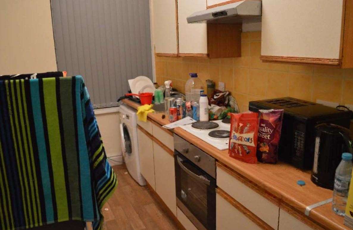 Usman Khan’s flat in Stafford, where he was living at the time he plotted his deadly attack (Metropolitan Police/PA)