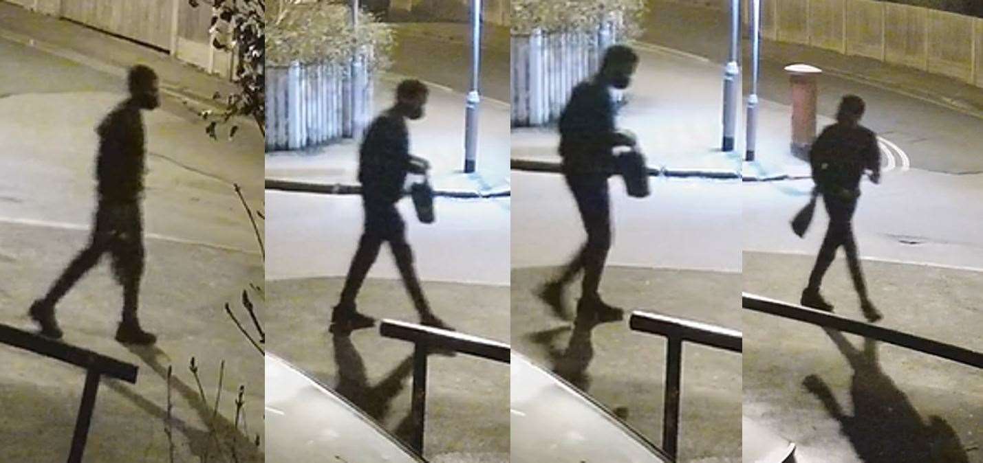 Composite screengrabs of CCTV footage of the missing teenager (Met Police/PA)