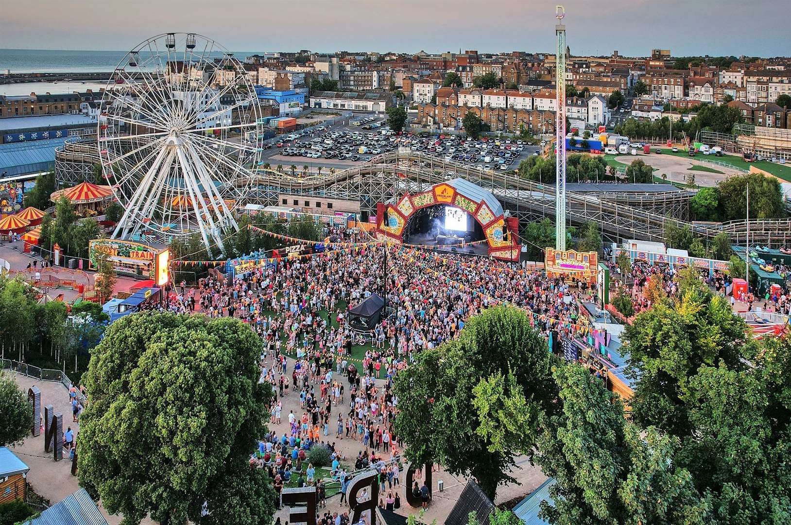 JLS will play at Dreamland amusement park in Margate. Picture: Dreamland