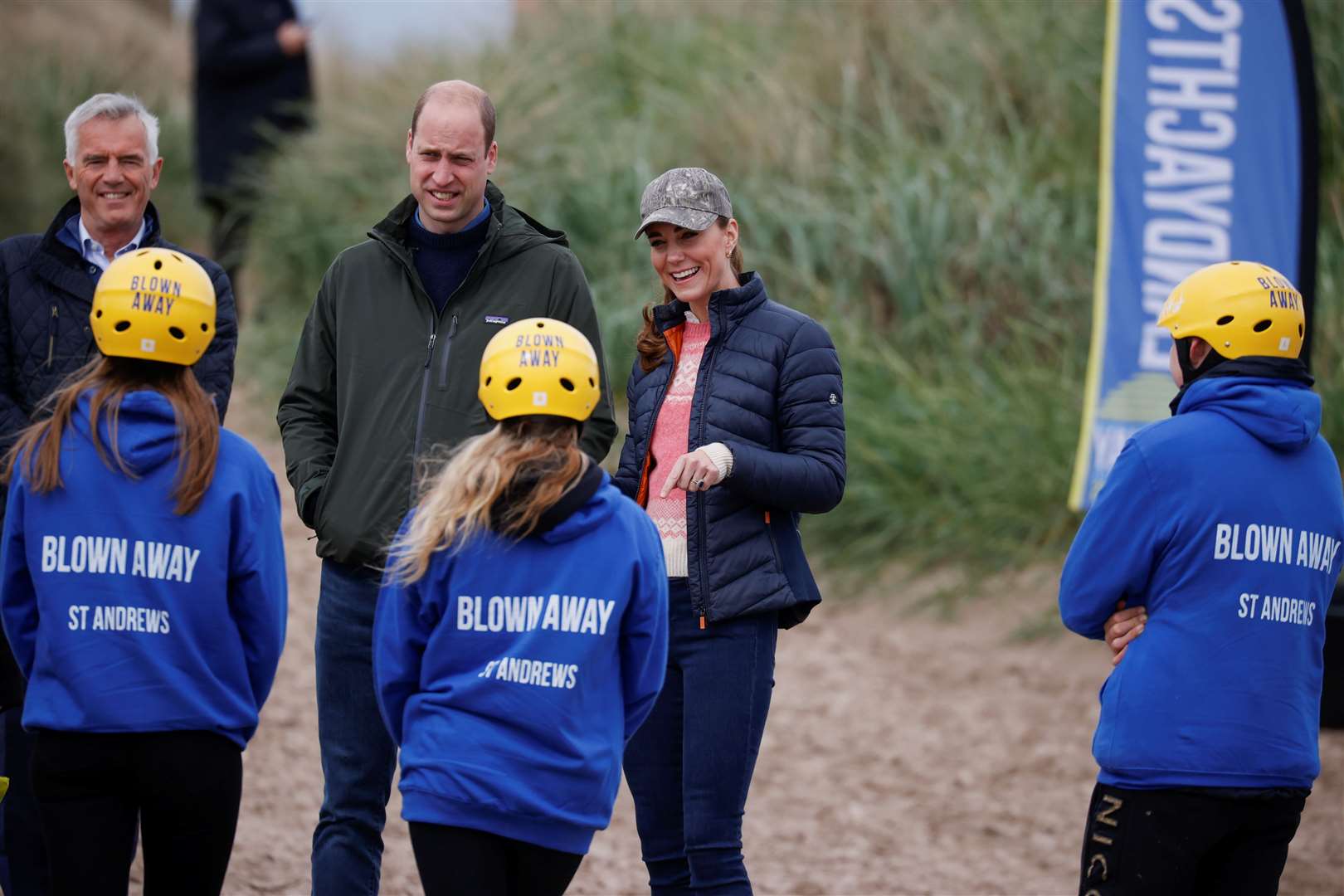 The duke and duchess spent the morning with young carers (Phil Noble/PA)