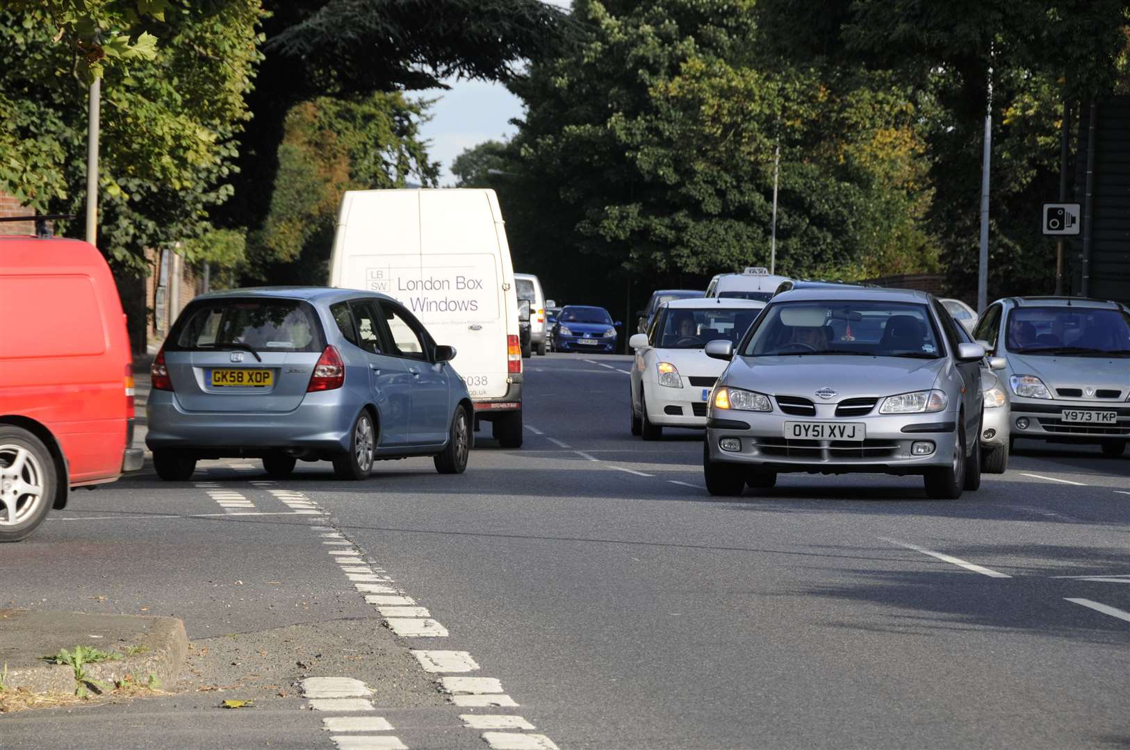 Drivers heading off London Road and towards the town centre will need to do 20mph