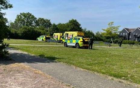 The incident in Herdwick Close is being dealt with by SECAmb