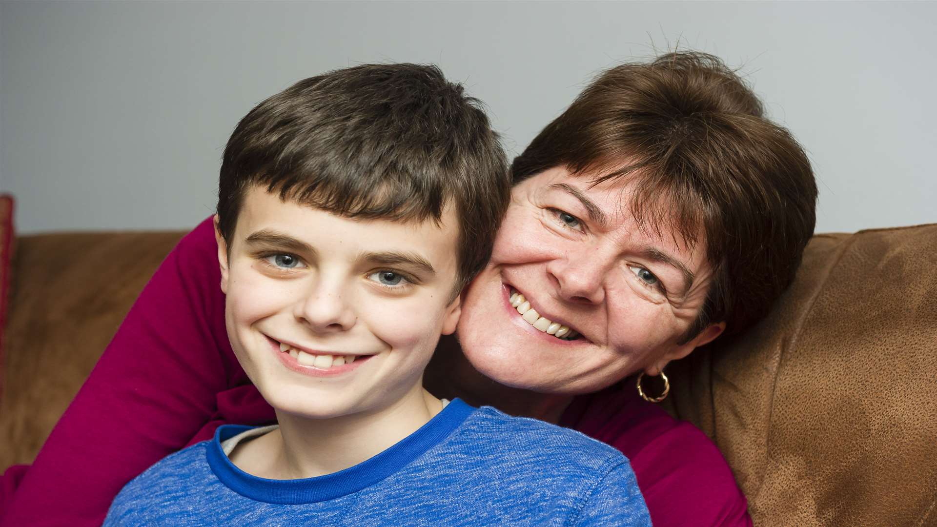 Ashley with his mum Catherine