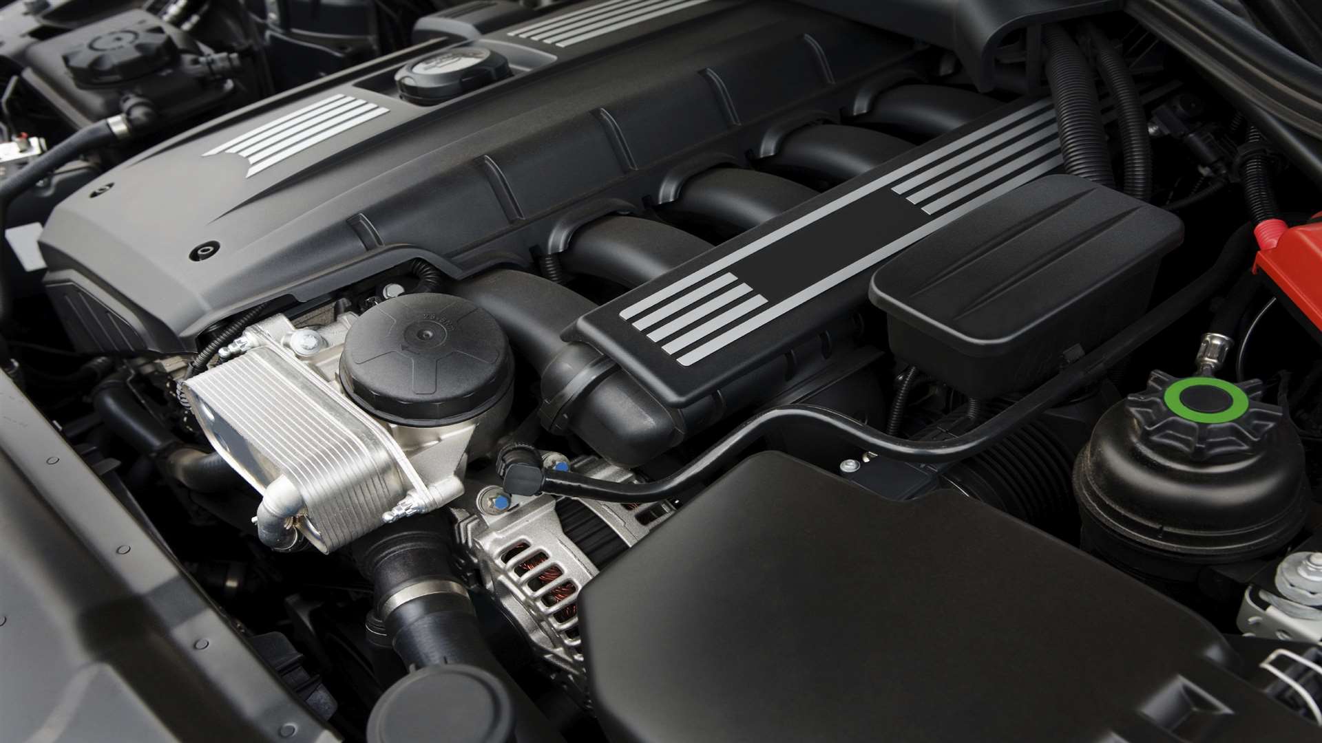 The cat became trapped in an engine bay. Stock picture.