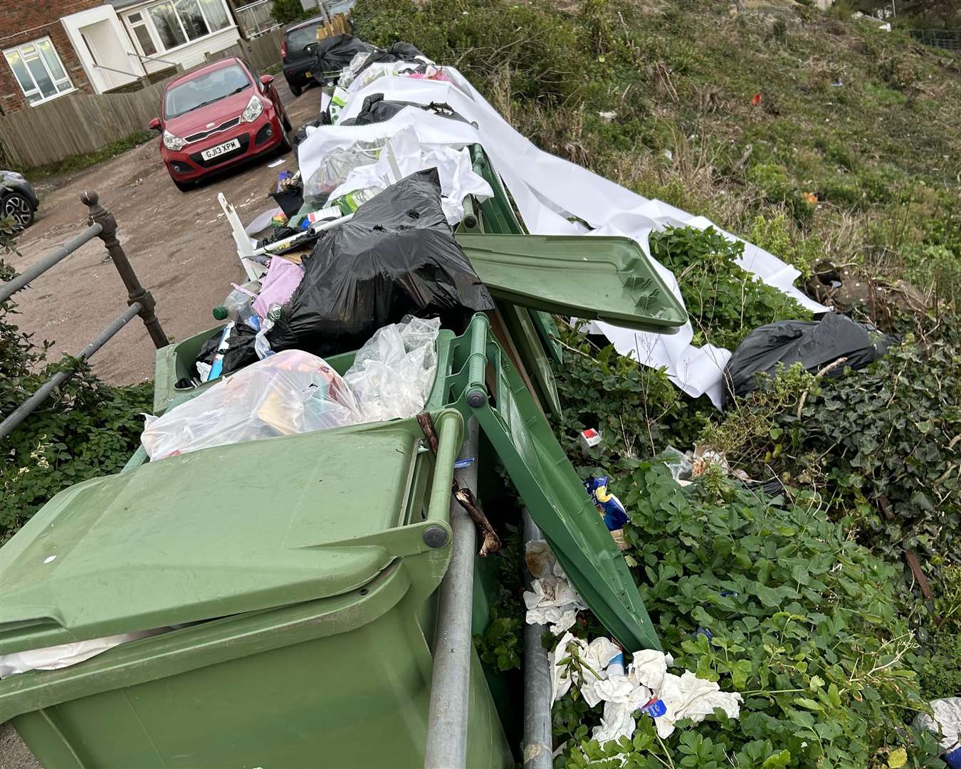 Priory Gardens sits above the Road of Remembrance in Folkestone. Picture: Louis Tomlinson