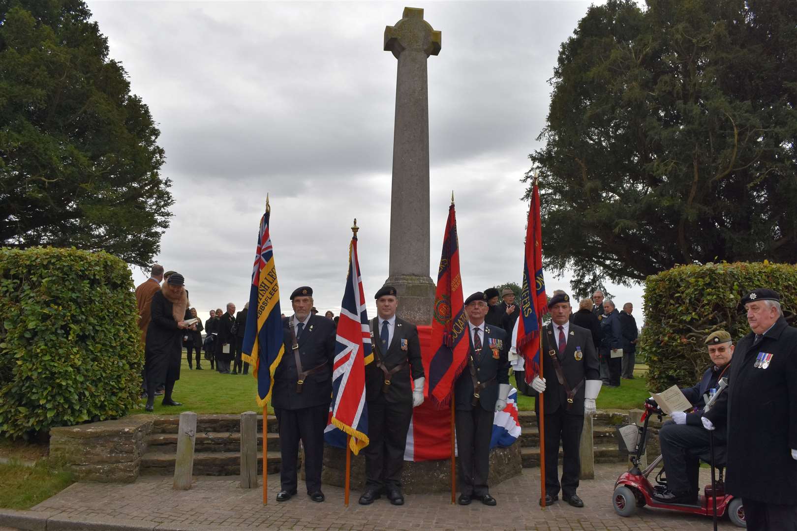 Cobham war memorial service of remembrance and re-dedication