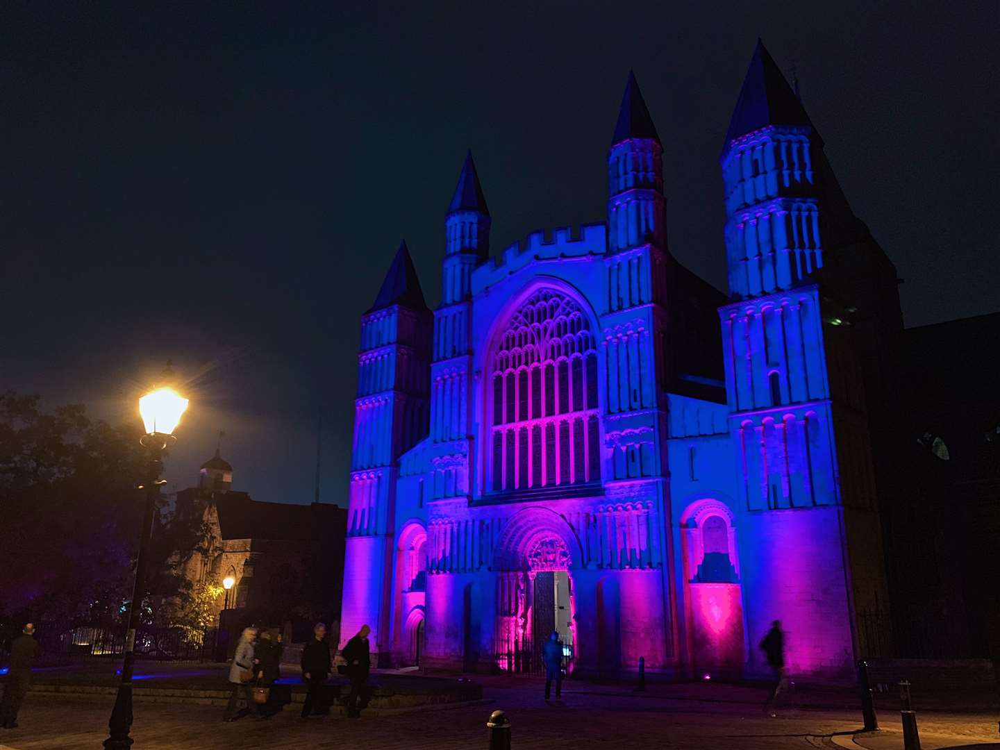 The online auction has raised over £14,000 while the cathedral displayed colours in honour of Baby Loss Awareness Week. Picture: Abigail's Footsteps