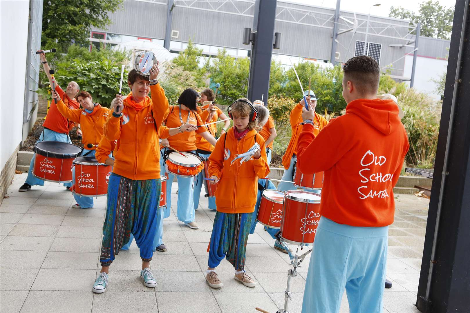 Family fun day for charity 20th anniversary. Old School Samba..Mid Kent College, Maidstone Campus, Oakwood Park, Tonbridge Road, Maidstone, ME16 8AQ.Picture: Andy Jones. (4337484)