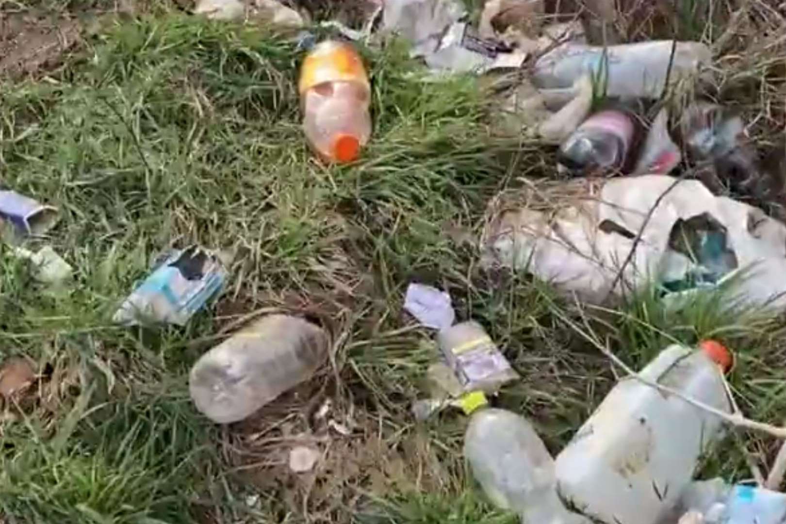 Clean up Britain on Twitter captured a video of huge amounts of litter in Dover. Picture: Clean up Britain on Twitter