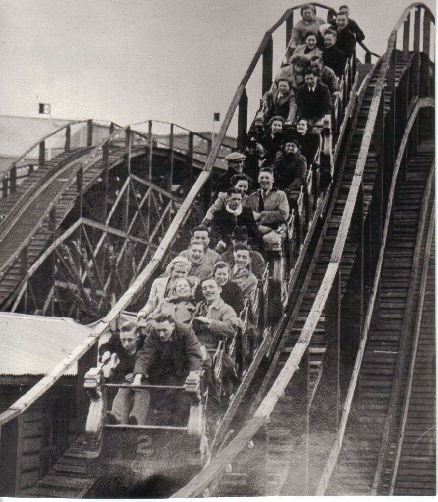 1950s: Dreamland's iconic Scenic Railway