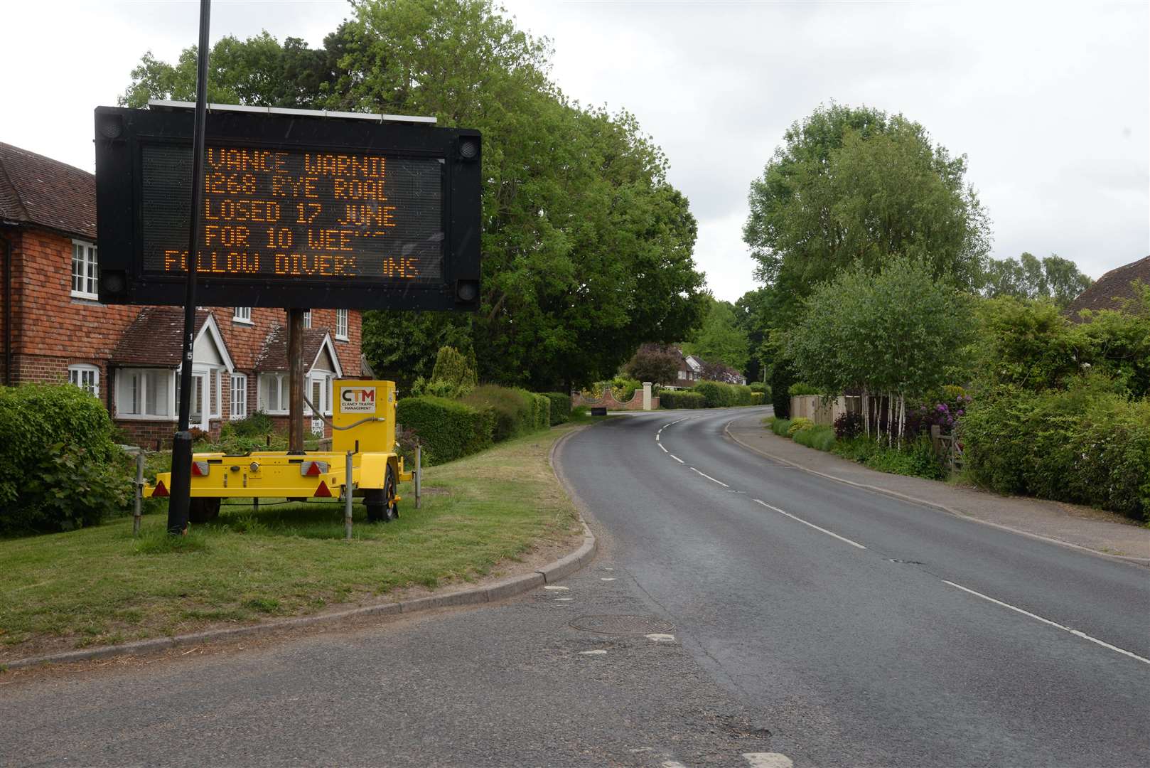 The A268 Rye Road at Hawkhurst. Picture: Chris Davey. (11401096)