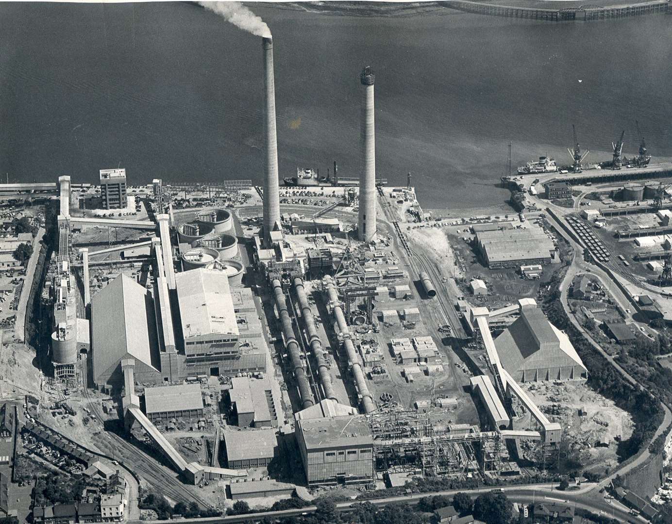 The Northfleet cement works in July 1970. Picture: Gravesham Libraries