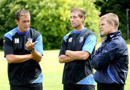 Ian Hendon, Nicky Southall and Andy Hessenthaler