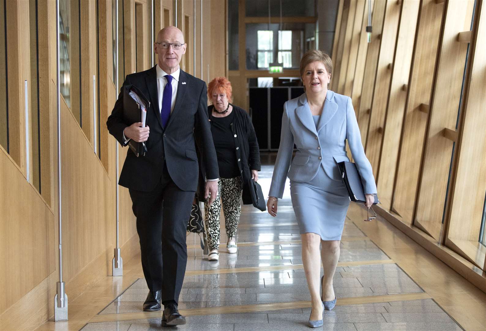 First Minister Nicola Sturgeon outlined her plans for a second independence referendum (Lesley Martin/PA)