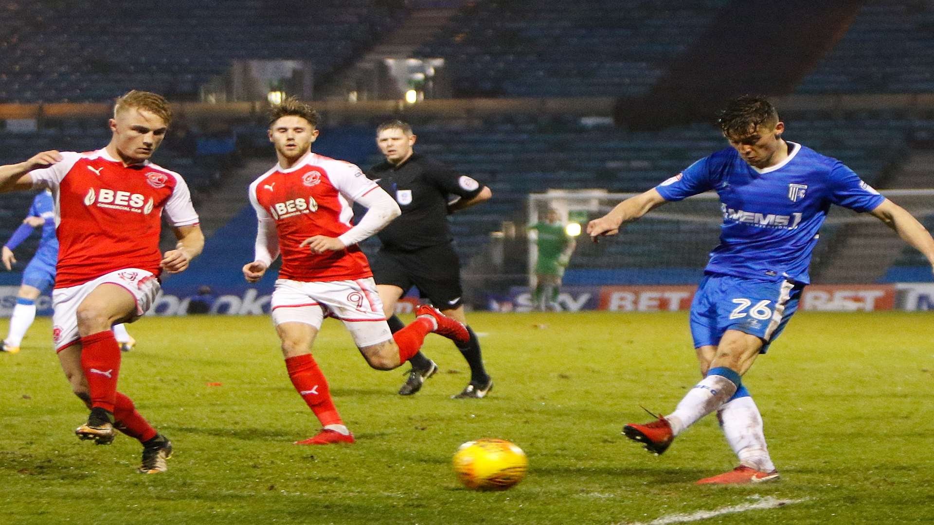 Callum Reilly takes aim Picture: Andy Jones