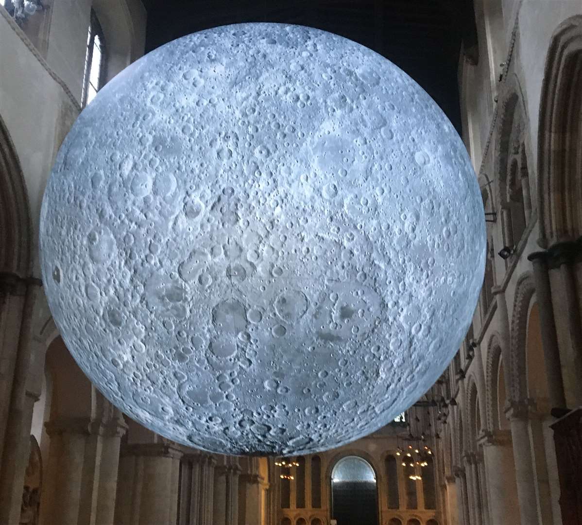 The Museum of the Moon has attracted record numbers to Rochester Cathedral