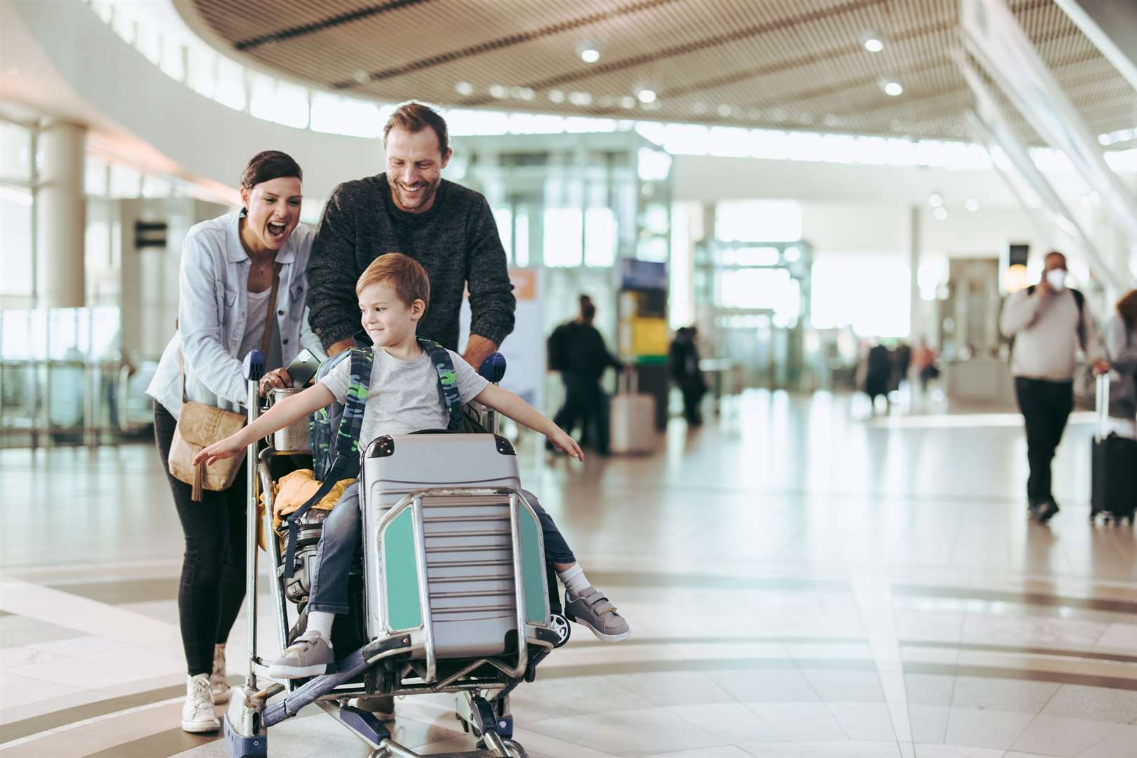 Airports are about to enter their busiest period as UK schools break for summer. Image: iStock.