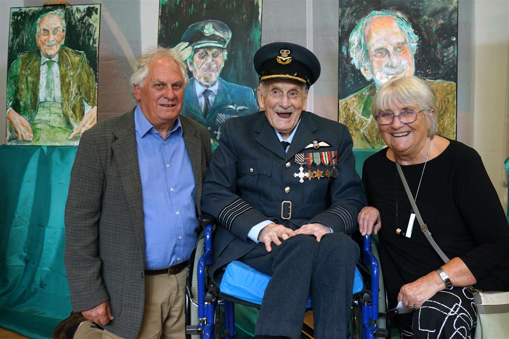 The last known Battle of Britain pilot, Group Captain John ‘Paddy’ Hemingway (Brian Lawless/PA)