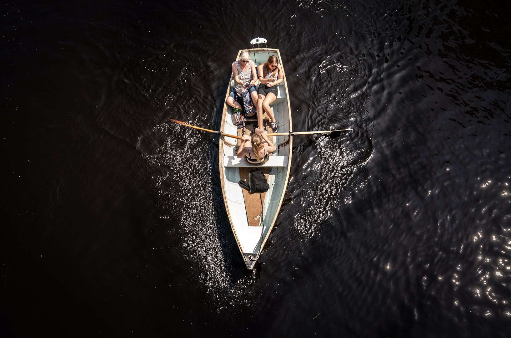 A boat on the River Nidd in Knaresborough, North Yorkshire (Danny Lawson/PA)