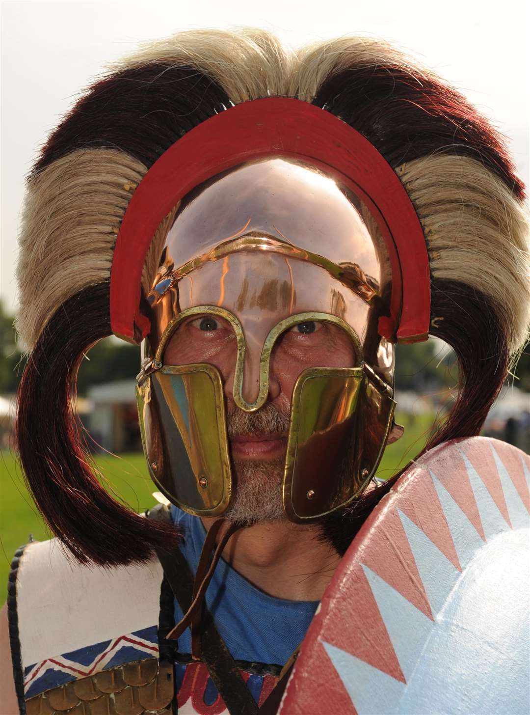 The Greeks and Barbarians at the show. Picture: Steve Crispe