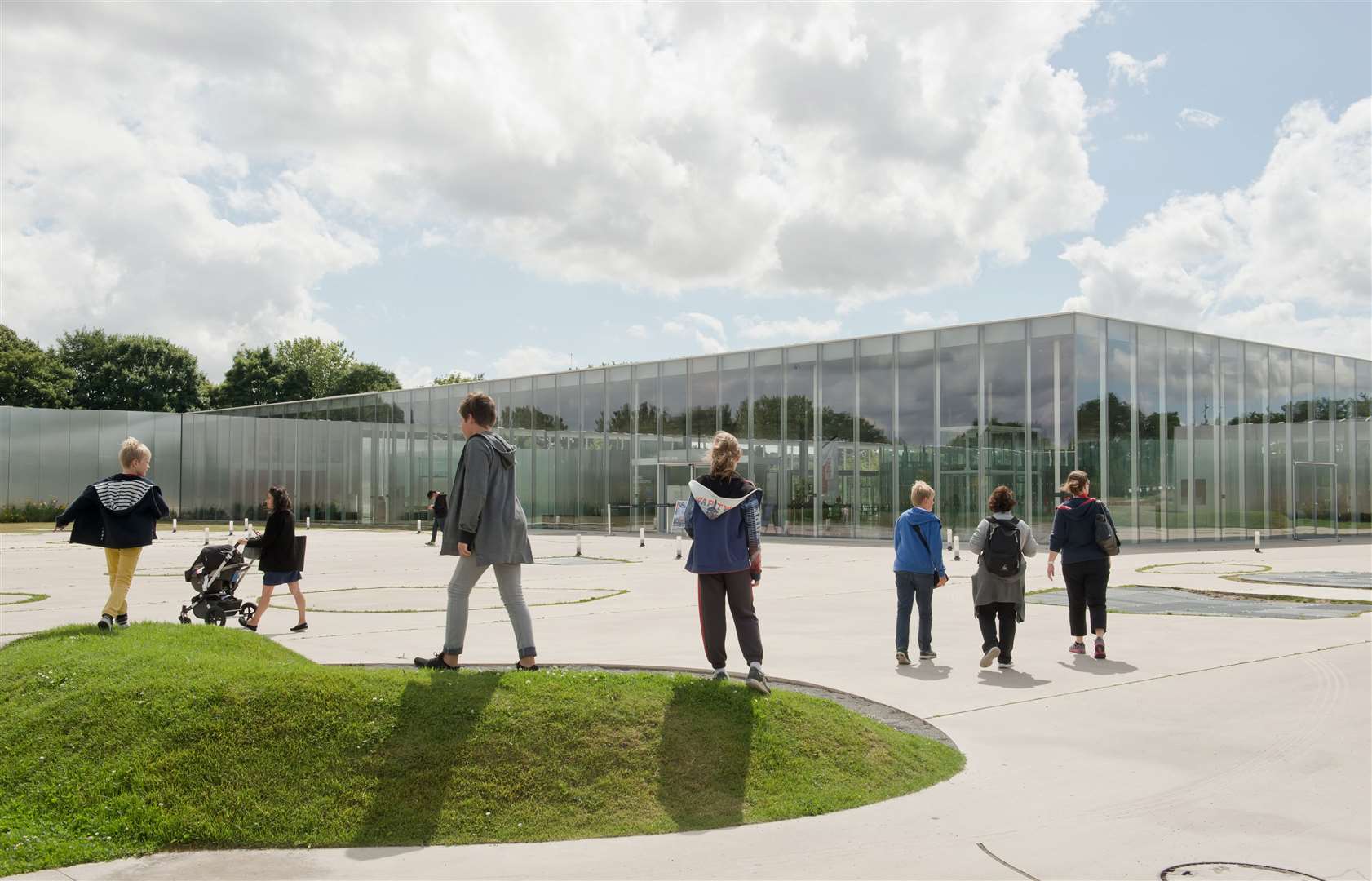 The Louvre-Lens museum in Lens is built on the site of a former coal mine. Picture: Louvre-Lens / Frédéric Iovino