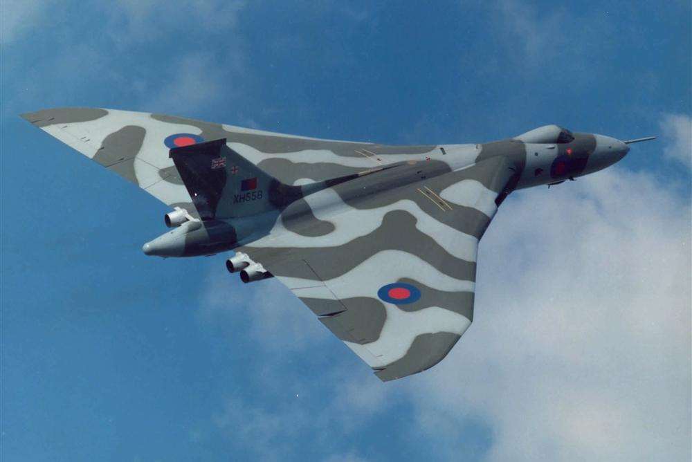 The Vulcan bomber is a spectacular sight