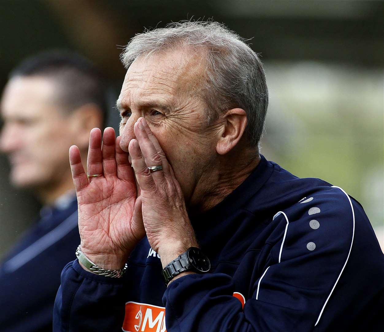 Tony Burman is due to return to the touchline for Dartford this weekend. Picture: Sean Aidan