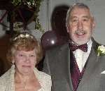 Anne and Tony Staplehurst on their wedding day