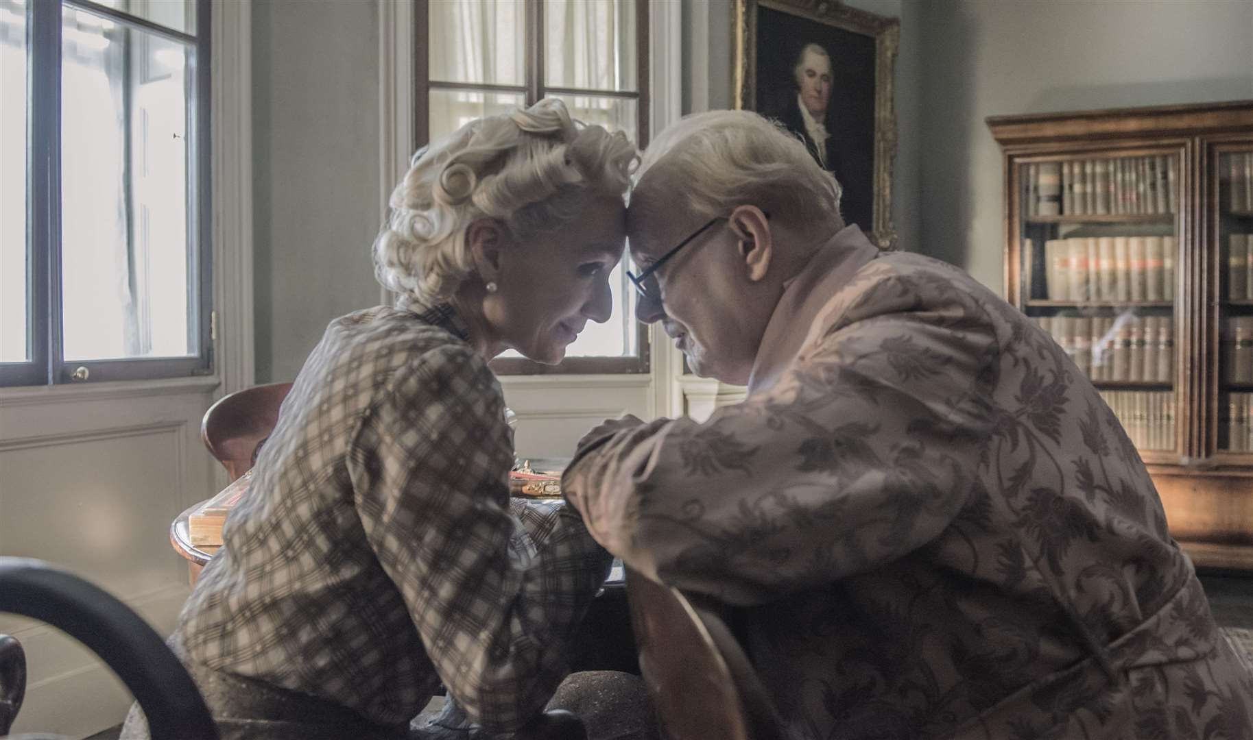 Kristin Scott Thomas as Clementine Churchill and Gary Oldman as Winston Churchill in Darkest Hour. Picture: PA Photo/Universal Pictures International/Focus Features/Jack English