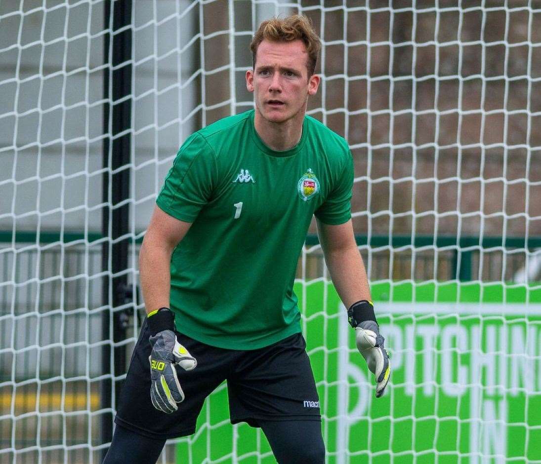 Ashford keeper Tyler McCarthy will soon be fighting it out with Jordan Carey for the No.1 shirt Picture: Ian Scammell