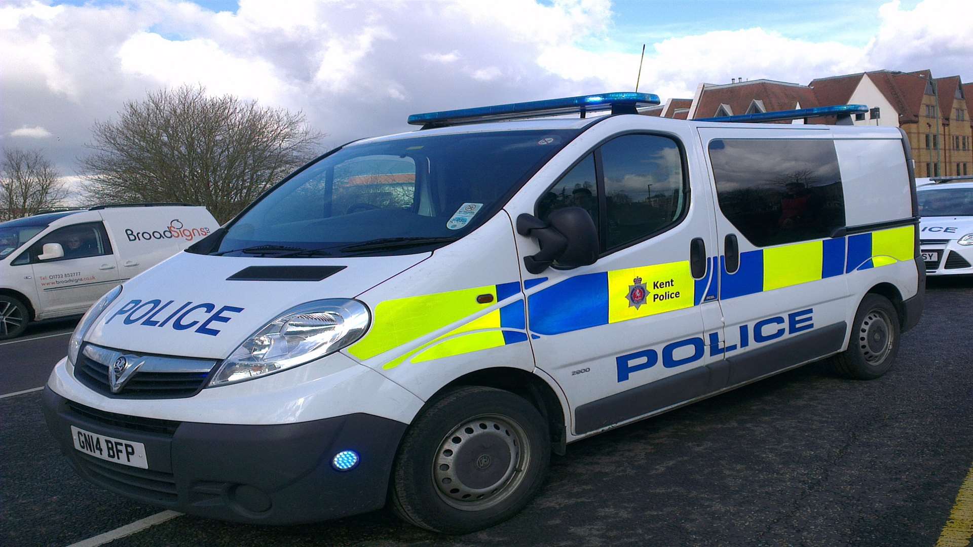 Police vehicles were called to reports concerning a woman's welfare on Saturday